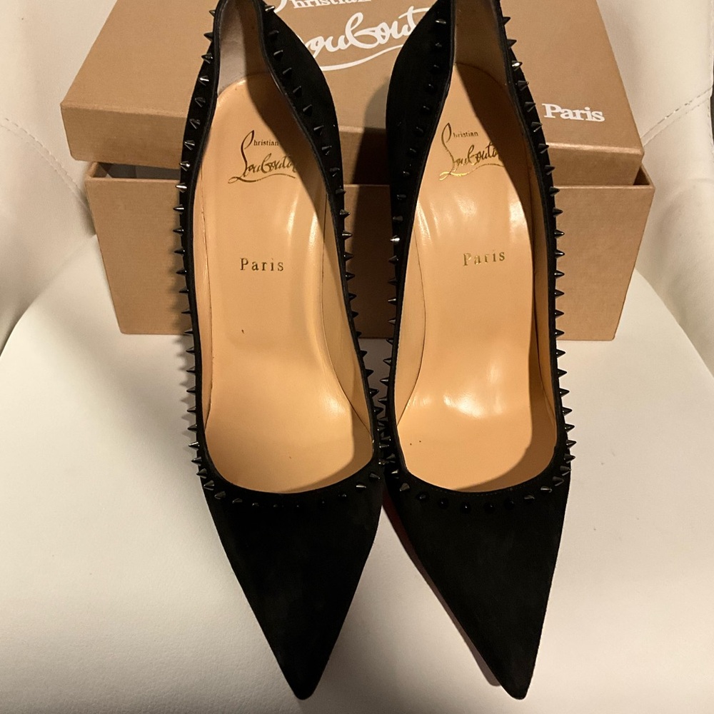 Christian Louboutin Suede Spike Kate